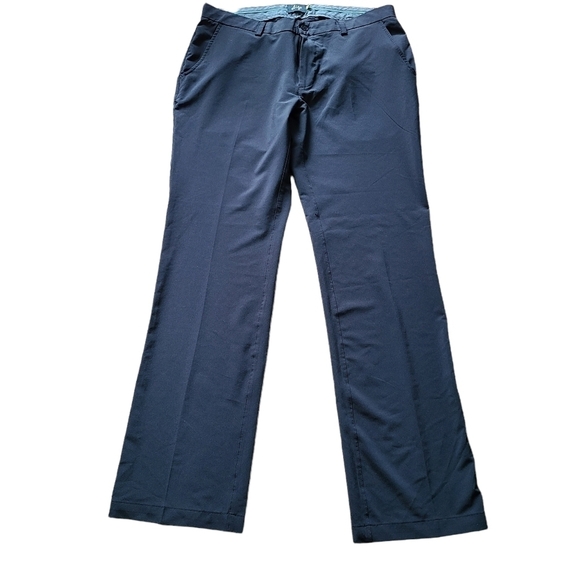 Sligo black straight leg zip-up front mens golf sport pants - Picture 7 of 11